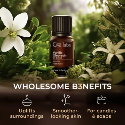 Image of 100% Pure Vanilla Oleoresin Essential Oil for Skin & Diffuser - 0.34 Fl Oz