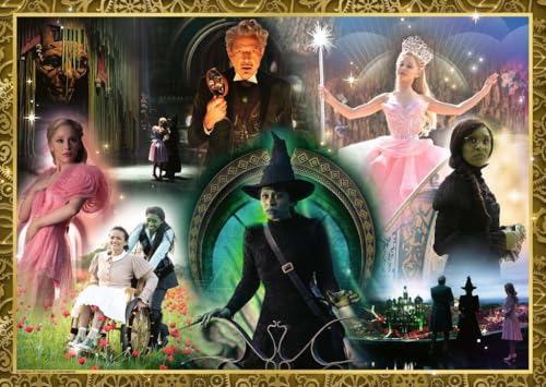 Ravensburger - Wicked: Act I - Rompecabezas de 1000 piezas - Imagen audaz, brillante y espectacular de la nueva versión de Wicked - Para enmarcar - Calidad premium - Rompecabezas para adultos miniatura 3