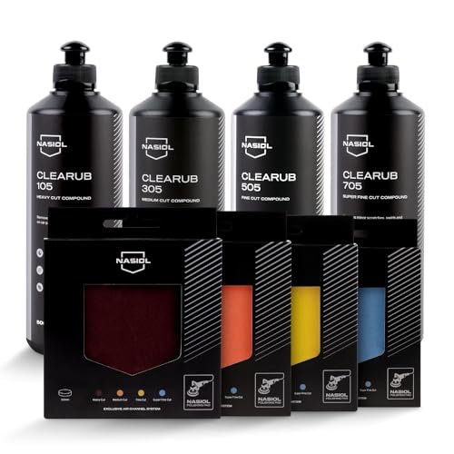 Polishing Compound (2Kg) + Polishing Pad - Advantage Set - Car Care Kit, Scratch Remover Compound and Polishing Pad Set, Polishing Products, Paint Shining, Scratch Removal