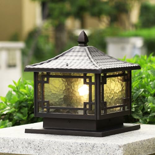 Lampe poste industriel style hollow E27 pour sublimer vos piliers