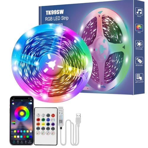 Ruban LED TV 2M, RGB Bande Lumineuse LED pour TV pour 40