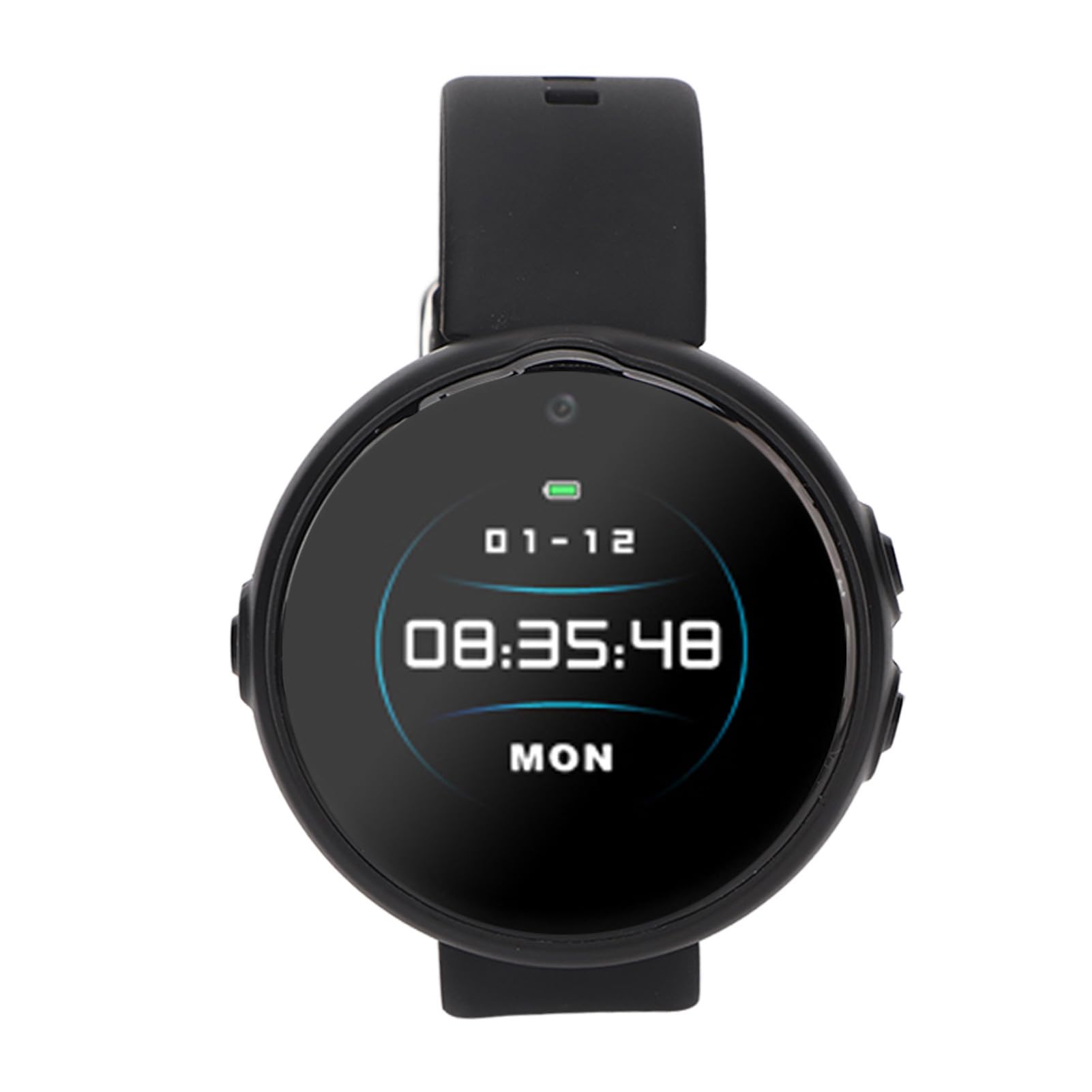 Yunseity Voice Activated Recorder Bracelet, AI Intelligent Voice Recorder Watch HD Noise Reduction, File Encryption, High Security, Large Wide Angle for Meeting for Class (128g)