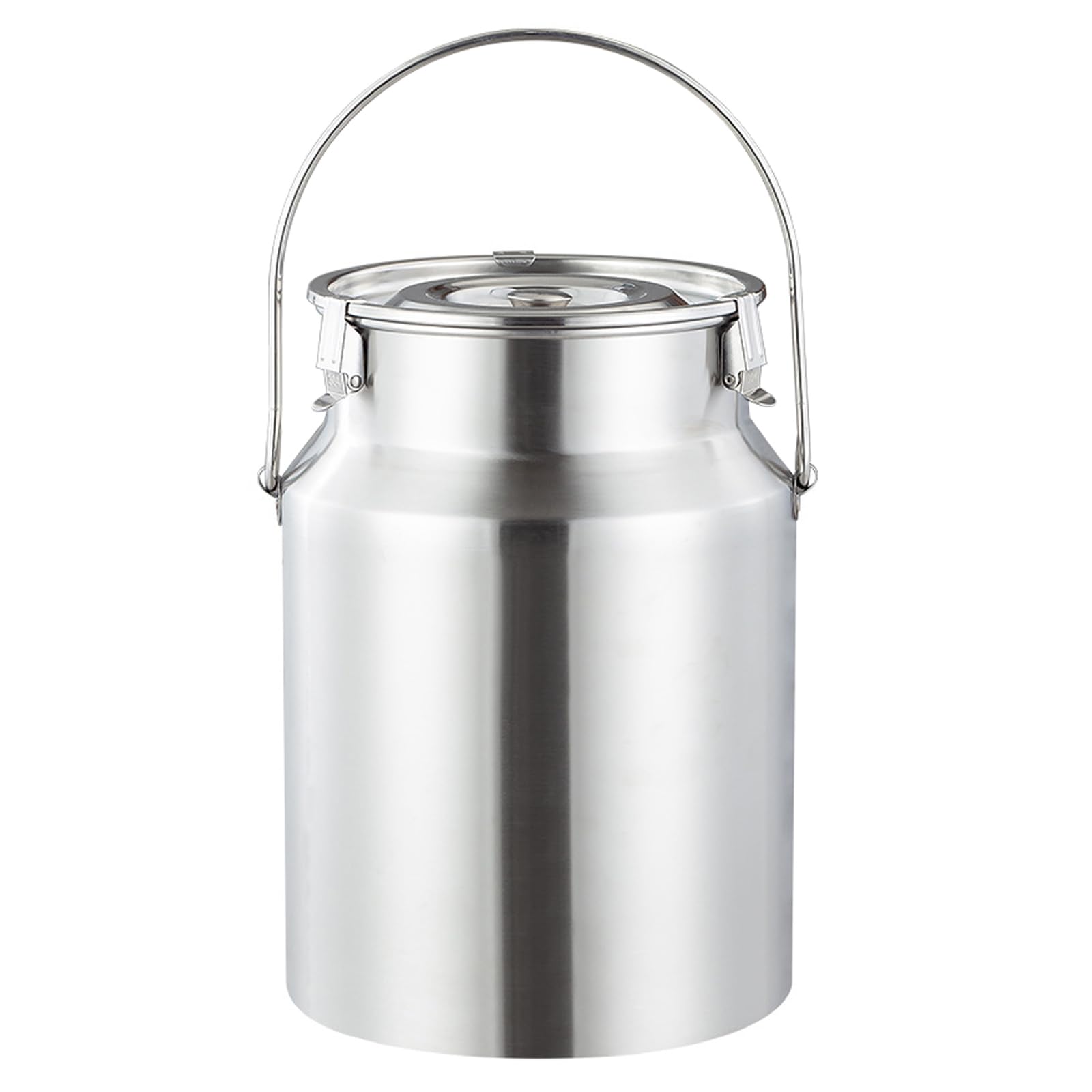 Secchio per latte sigillato con maniglia singola, 201 in acciaio inox per la conservazione e lerogazione di liquidi (3L)