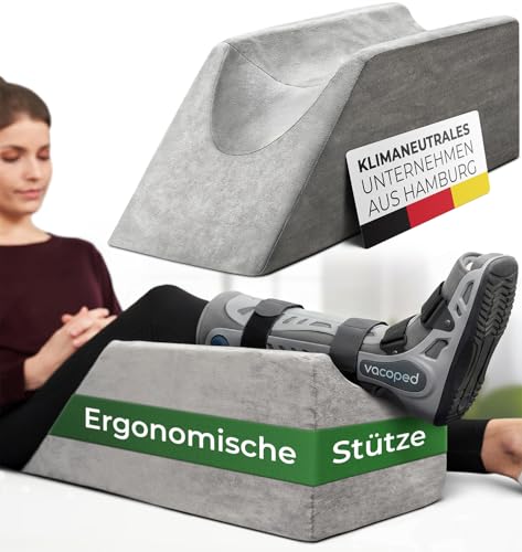 WELL B4 Venenkissen zum Beine hochlagern - Beinhochlagerungskissen, Beinauflage, Keilkissen, Stützkissen für Beine & Knie ideal als Lymphkissen, Venenkeil oder Beinkissen