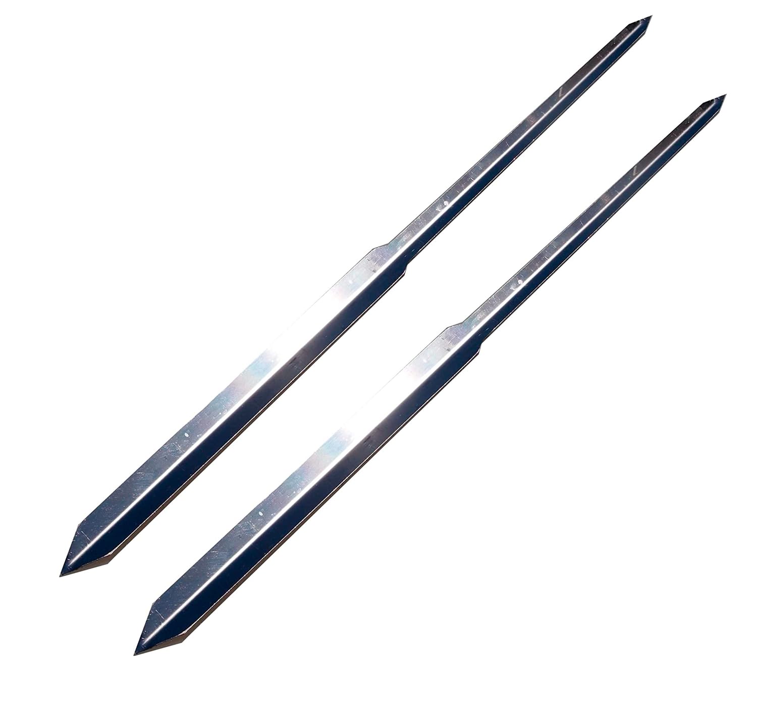 Espeto Acero Inoxidable para Pescados (sardinas, lubina, Dorada) y Carnes Barbacoa - 60cm