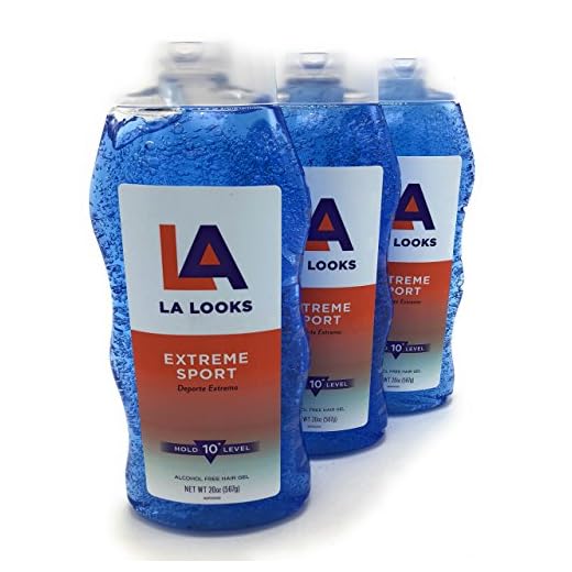L.A. LOOKS SPORT XTRME HLD GEL 20 OZ (Pack of 3)