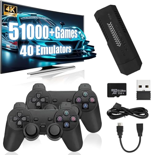 Console per videogiochi retrò X2 Plus 4K Game Stick 3D HD...