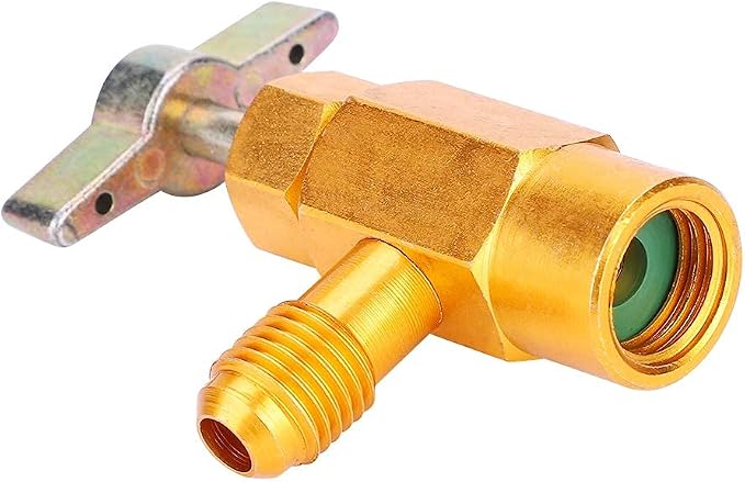 Llave de válvula roscada 1/2 para refrigerante R-134a miniatura 3