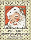 Vintage Santa Cross Stitch Pattern