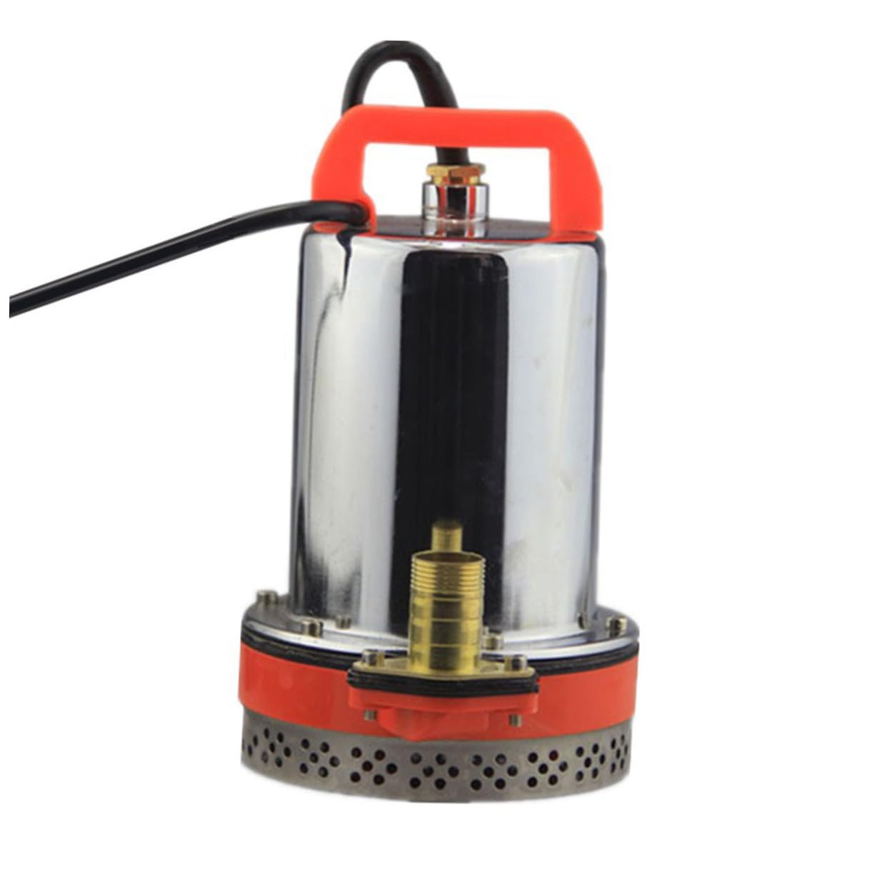 12v 180w Elektrische Tauchwasserpumpe für Gartenbewässerung | Metallgehäuse, 100l/min Förderleistung, 25mm Auslass, 8m Förderhöhe, 4800 U/min
