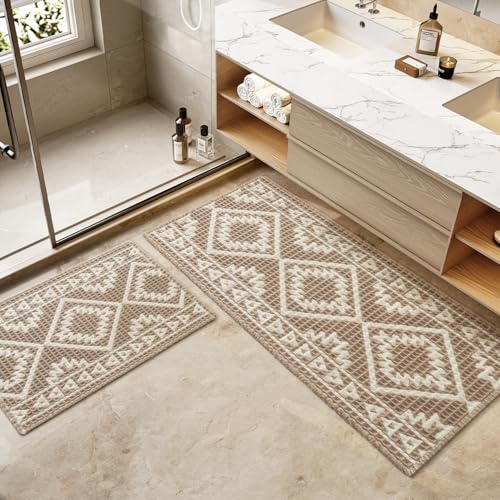 PADOOR-Waffle Bath Mat-Super Absorbent Bath Mats for Bathroom, - 8.99 - 31.19 w/ Code + 40% Off Code OXDPWHD7 - image 7