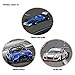 JIANFA Toggle Switch,Dc 12v Metal wire drawing face plate Car Toggle Switch with LED Indicator For For Racing Sport Competitive Car (Blue)