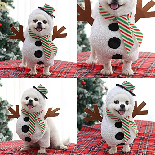 Amazon | ペット服 犬 クリスマス 雪だるま コスプレ 仮装 被り物 小型