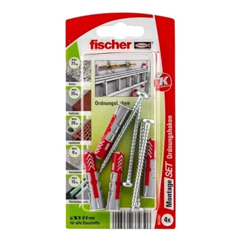 Fischer Ordnungshaken Montage-Set 5 Stk