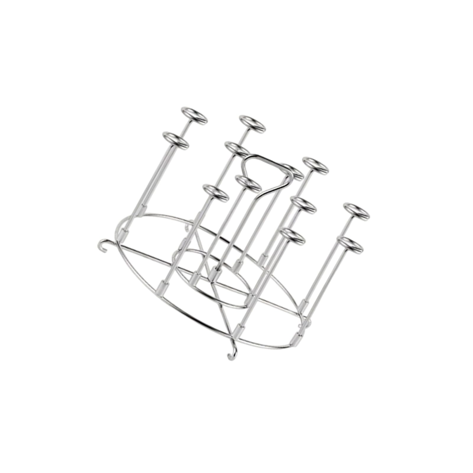Xjdzineq Detachable Vertical Skewer Holder Stainless Steel Barbecue String Grills Air Fryers Baking Needle Oven Accessories Stainless Steel Grills
