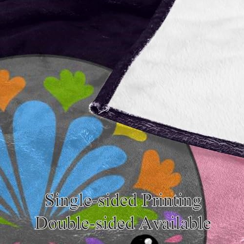Couverture polaire éléphant cadeau idéal idée plaid doux lit et chaise