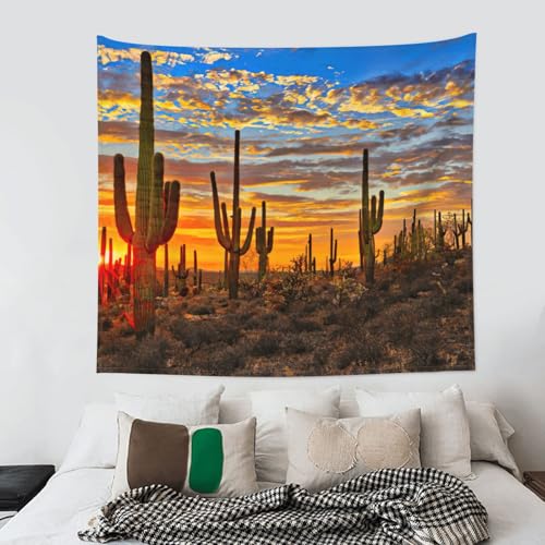 Tenture murale cactus grand format pour déco de chambre ado - 4