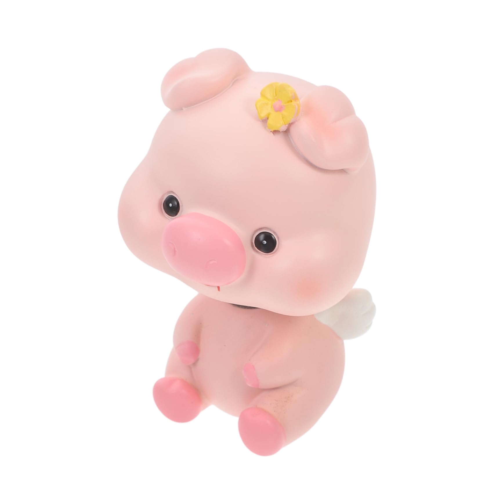 UPKOCH 5stücke Dashboard Deko Pig Figurine Wackelkopf Auto Ornament Niedliche Harz Statue Für Innenraum Wohnzimmer Geschenkidee Für Autoliebhaber Einzigartige Dekoration Für Auto Und