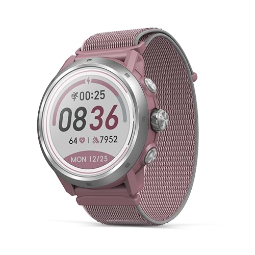 Image of COROS APEX 2 GPS Outdoor Refurbished Watch,1.2 inch Sapphire Screen,14 Days /40 Hours Battery Life,5 Satellite Systems, Offline Maps, Heart Rate Monitor, Triathlon, Multisport- Renewed, Open Box (Pink)