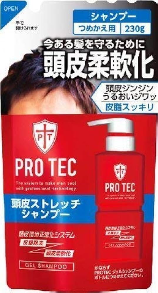 Amazon | PRO TEC 頭皮ストレッチシャンプー つめかえ用 Amazon | PRO TEC 頭皮ストレッチシャンプー つめかえ用