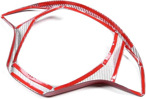 Miniatura 7 de Funda para volante de automóvil, accesorios para Chevrolet Corvette C7 2014-2019, aspecto de fibra de carbono, accesorios para volante Corvette C7,