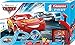 Carrera FIRST Disney Pixar Cars - Power Duell Autorennbahn für Kinder ab 3 Jahren I 2,4m Rennstrecke I 2 ferngesteuerte Autos mit Lightning McQueen & Jackson Storm I Geschenke zu Ostern