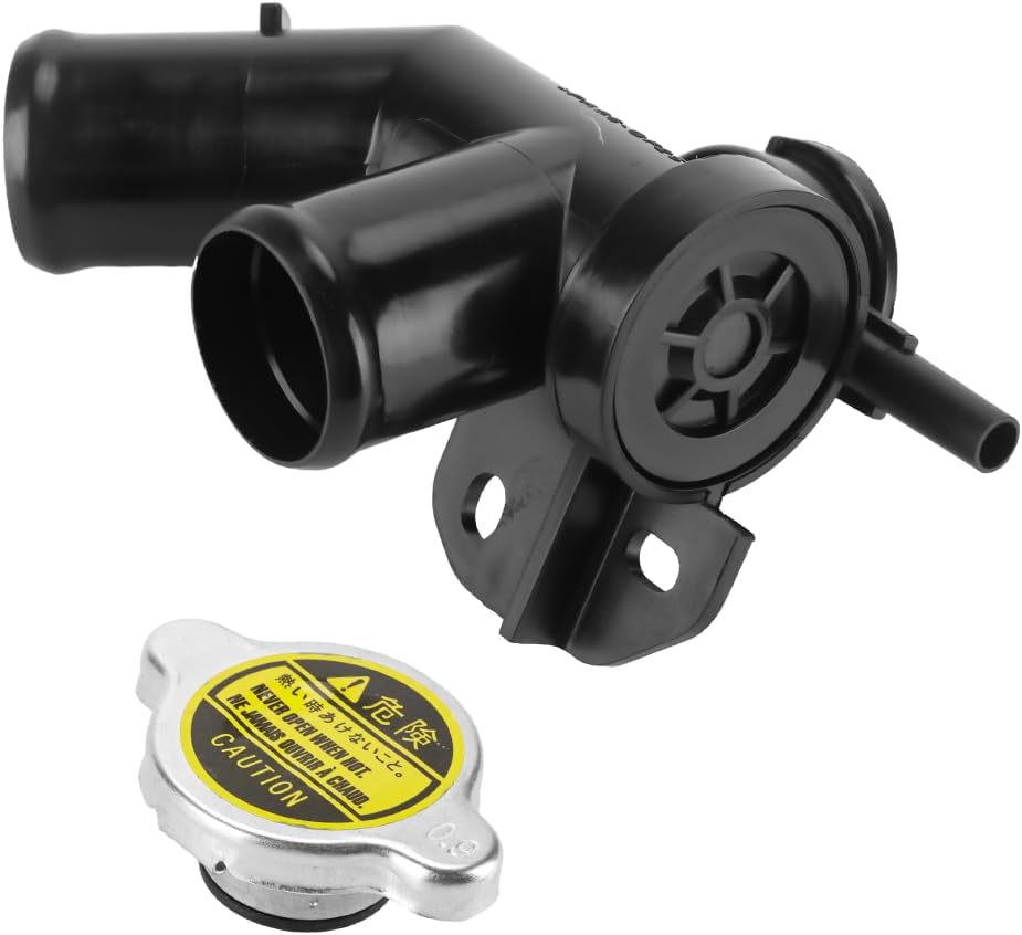 Engine Coolant Filler Neck with Sealed Cap Upper Radiator Filler Neck Water Pipe - Compatible for Nissan Quest 2011-2017 for Nissan Murano 2009-2014 - Replace Part 21517JP00A 214308991A