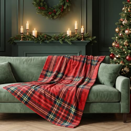LOSIVISHE Christmas Fleece Blanket Holiday Throw for Sofa Bed Home Decor - image 3