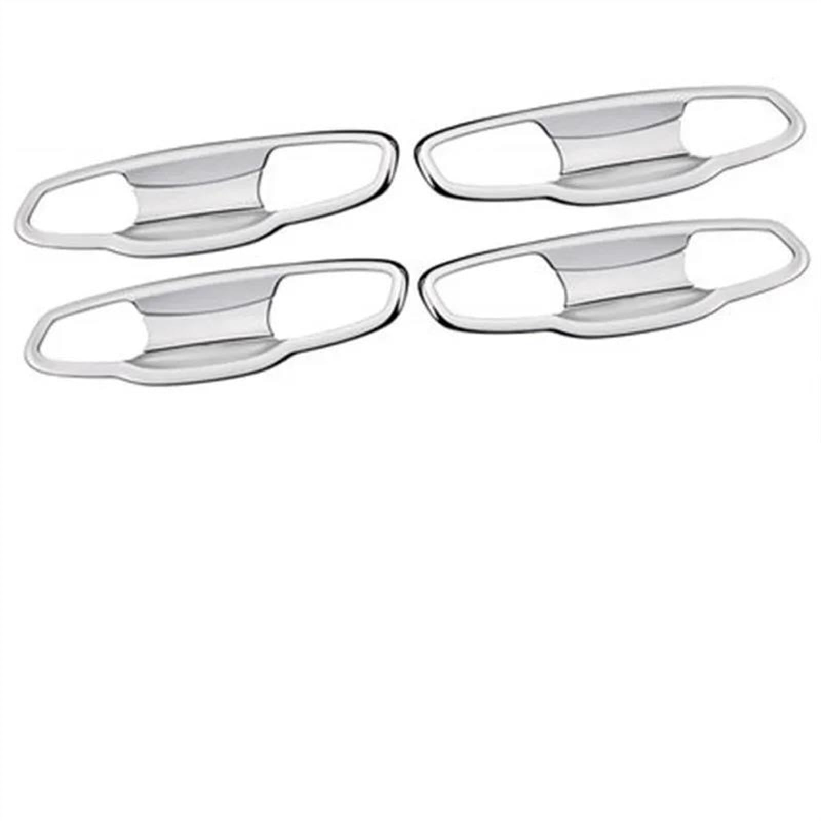 Noheeu Silver C Chrome For Golf 7 Mk7 2013-2019 Car Side Door Handle Bowl Trim Cover Sticker Styling Accessories(Silver C)