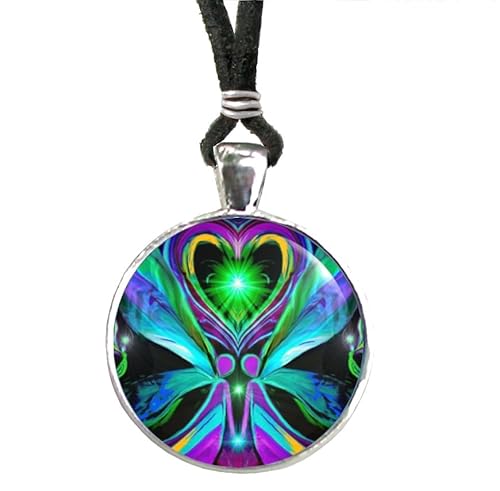 Chakra Jewelry, Twin Flames Angel, Statement Pendant, "Unconditional Love"