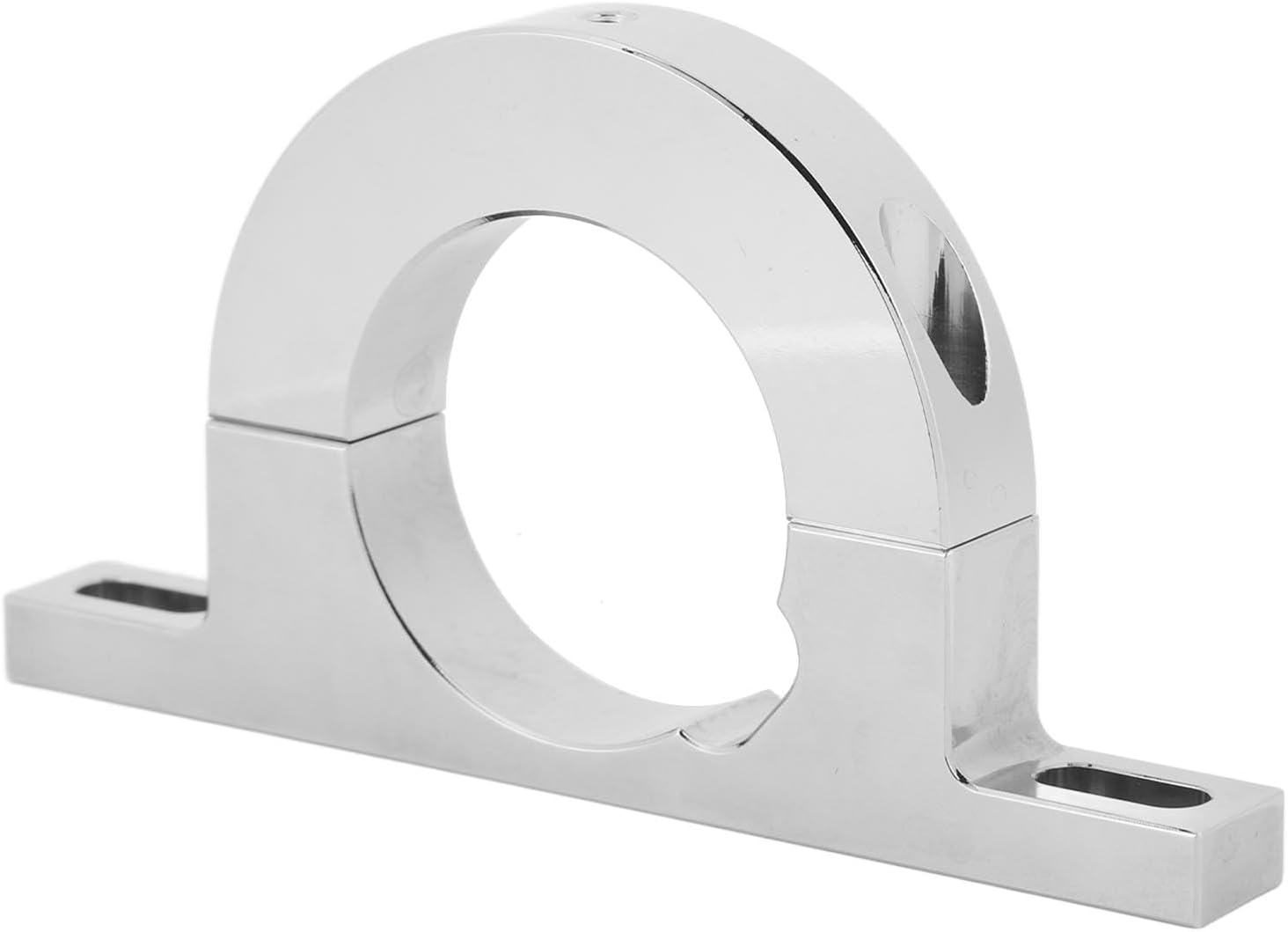 Aluminum Steering Column Upper Column Mount 2 In Tube Steering Column Bracket 2310000030 Billet Steering Column Keyed Anti Drop Mount Replacement for Chevy (Silver)