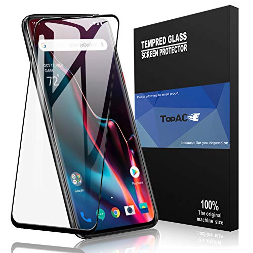 TopACE for OnePlus 7 Pro Screen Protector, OnePlus 7 Pro Tempered Glass 9H Hardness [Case Friendly][Anti-Scratch][Bubble Free] Lifetime Replacement Warranty (Black)