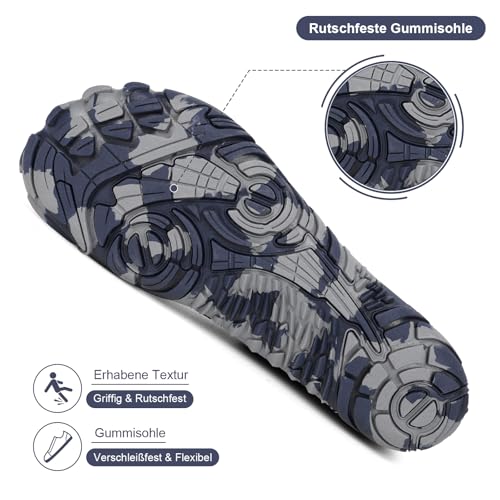 Image of Hike Footwear Barefoot Shoes, Pro Barefoot Shoes Women Men, Athletic Hiking Water Shoes Breathable Quick Dry Zero Drop Trail Running Shoes with Non-Slip Sole & Wide Toe Box