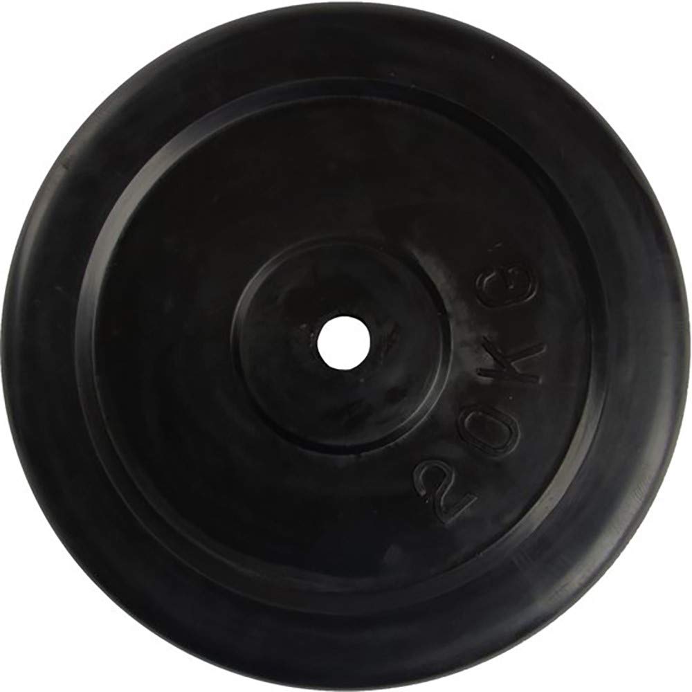 VirtuFit Discos de pesas de goma – Peso – 30 mm – 20 kg