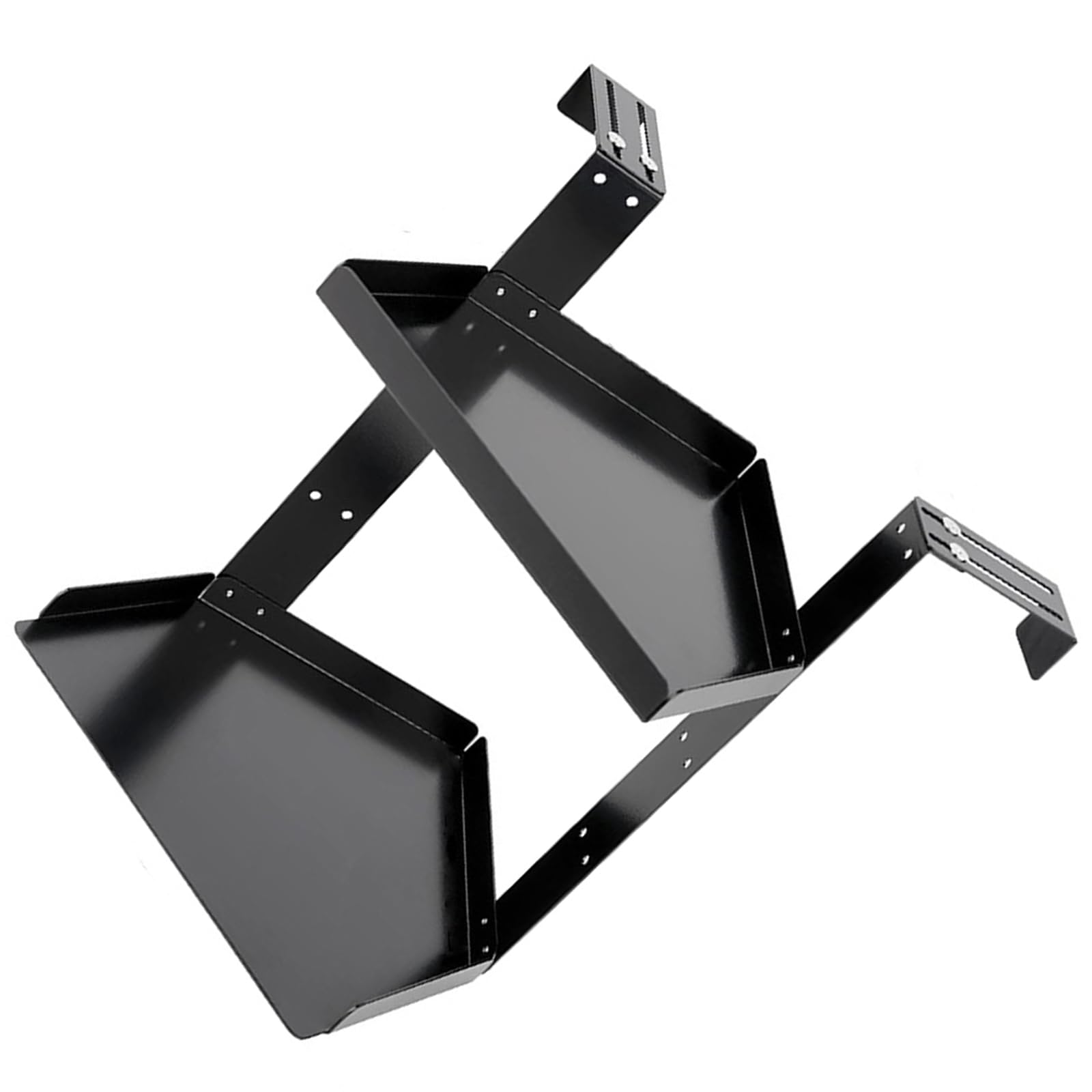Buxuaaaa Metal Corner Shelf Organizers with Removable Hook for Kitchen Storage Space Saving Design Storage Solution
