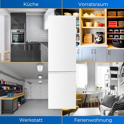 Exquisit Koel-vriescombinatie KGC265-70-NF-040C wit | 253 L volume | koelvriescombinatie No-Frost | deuraanslag verwisselbaar | koelvriescombinatie vrijstaand - Image 6