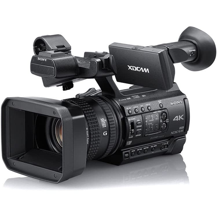 Sony PXW-Z150 4K Camcorder, Black, 1080p Video Resolution, 12x