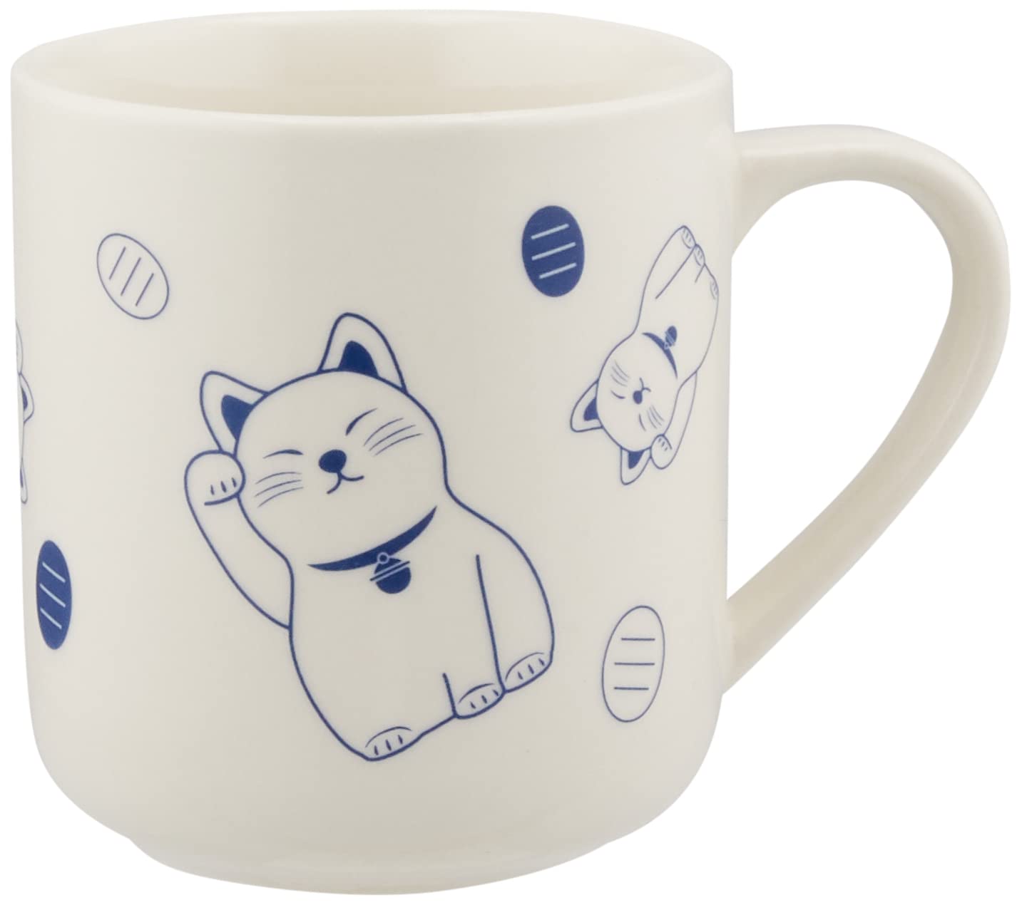 Amazon.com: カネセKanese EN-073 Lucky Club Indigo Dyed, Mug with