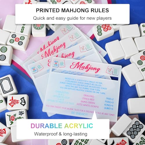 Mahjong Line Finder 4 piezas accesorio para reglas blanco miniatura 5