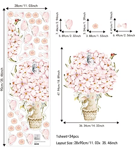 Qucheng Rabbit Wall Decal Stickers Kids Toddler Bedroom Removable Stickers Decor Nursery Playroom Large Vinyl Waterproof Wall Decoration #TOP3