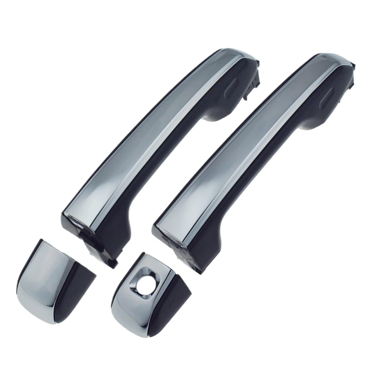 CGMIBOZ Chrome Exterior Door Handle for 69250-60070 69210-60160 -60170 for 2010-2016 for Toyota 4Runner for Lexus GX460(Front Side(L and R))