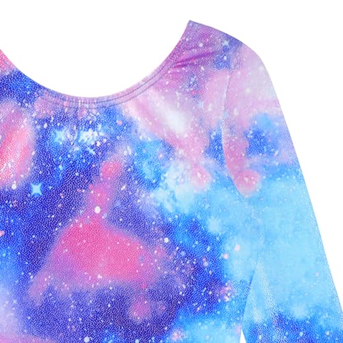 HOZIY Gymnastics Leotards for Girls Unicorn Pink Purple Sparkly Dancewear Activewear Quick Dry