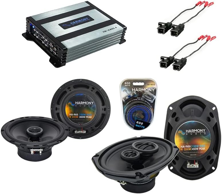 Harmony Audio Camaro factory speaker upgrade (2010-2014) with CXA300.4 amp