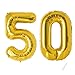 50 Geburtstag Deko zahlen luftballon 50 jahre | Folienballon Gold- für 50. Geburtstagsdeko Männer Frauen Ballon Zahl Deko zum Geburtstag fliegt mit Helium 50.Geburtstagsparty 40 MI 4 günstig Kaufen-50 Geburtstag Deko zahlen luftballon 50 jahre | Folienballon Gold- für 50. Geburtstagsdeko Männer Frauen Ballon Zahl Deko zum Geburtstag fliegt mit Helium 50.Geburtstagsparty 40
