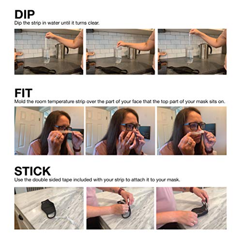 Custom Molding Nose Bridge Strips for Masks - Eliminates Foggy Glasses and Increases Comfort (3)