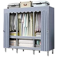 Amazon.co.jp: 66.92インチ ポータブルクローゼットワードローブ