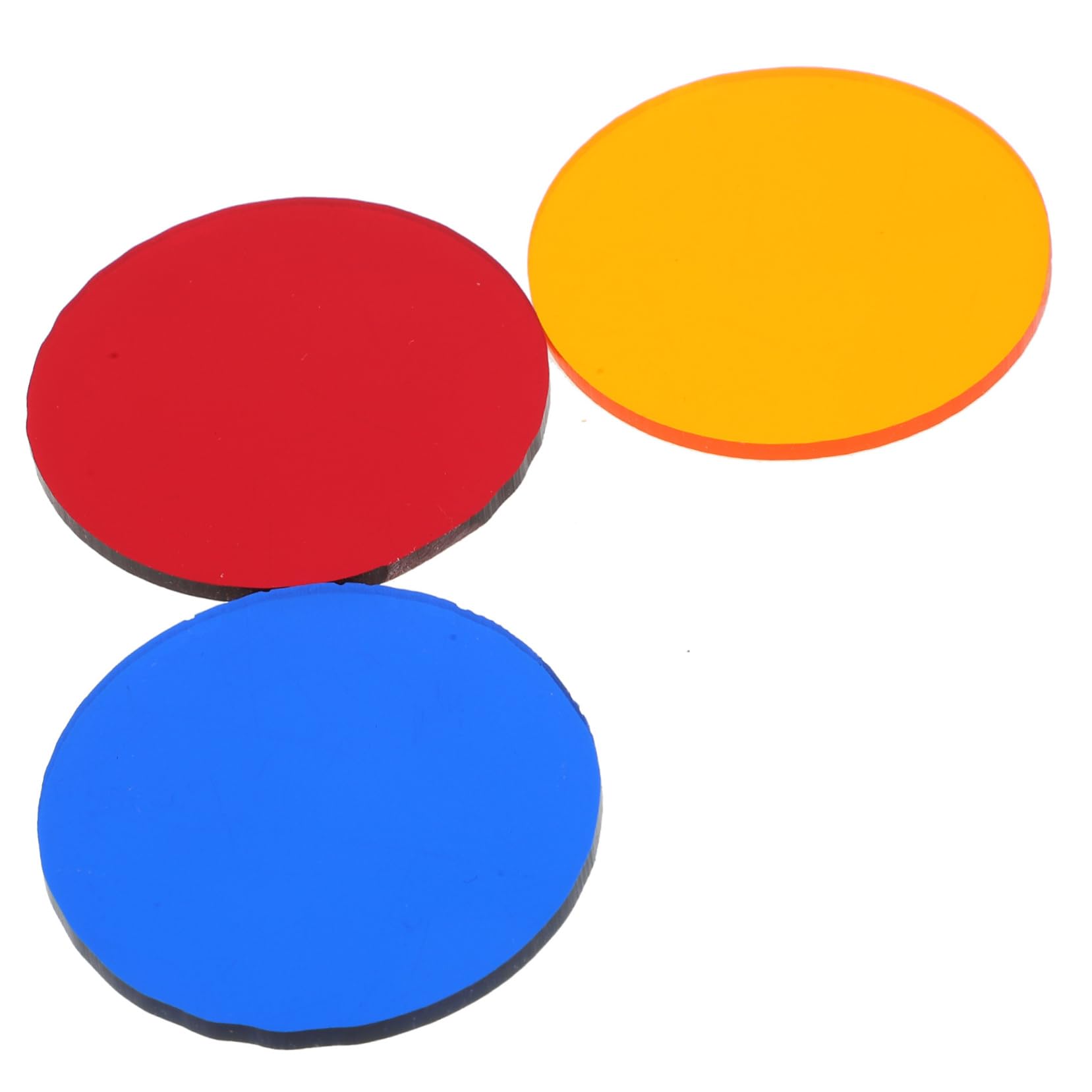 CIYODO 9pcs Teaching Instrument Color Filters for Lights Lighting Filter Color Filter Paper Filters Transparent Color Filter Color Filters Kit Optical Instruments Plastic