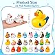 Halinuia 25 Stück Gummi Badeenten Bunt Gummiente Schwimmer und Bade Enten Rubber Duck Kinder Badewannenspielzeug Niedlich Gummi Ente für Kinder Babydusche Kindergeburtstagpartys Strand und im Pool