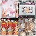 Whaline 1000Pcs Boho Gift Sticker Roll Morandi Style Self-Adhesive Gift Heart Stickers for Small Business 1.5 Inch Simple Elegant Round Seal Sticker Label for Envelopes Sealing Party Favor