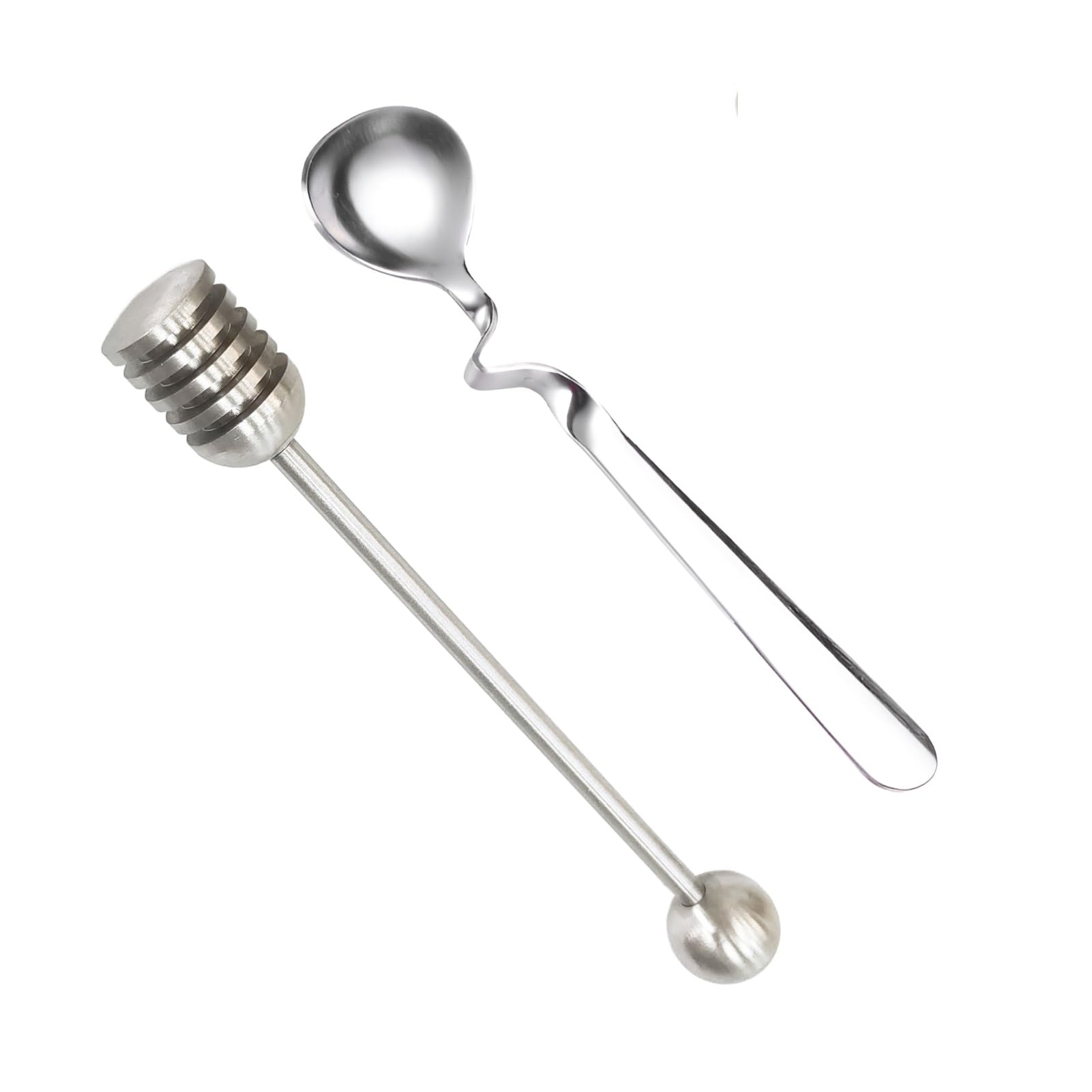 EDZARD 2 Perlmuttlöffel-Set Aus Echter Pinctada Maxima – Für Kaviar & Eier, Handarbeit, Geschenkbox
